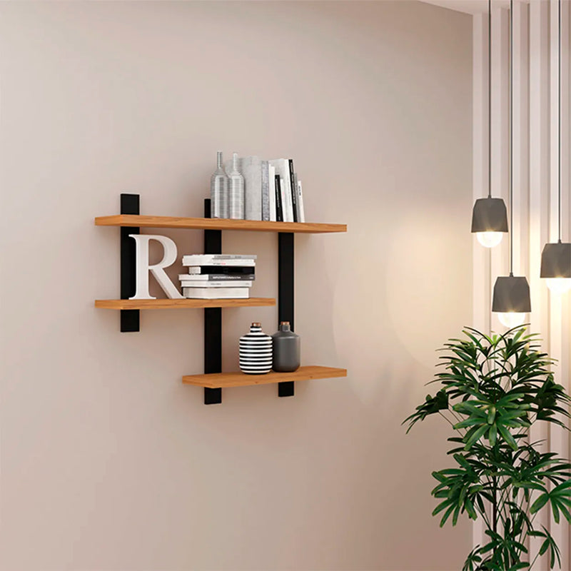 Prateleira Nicho Suspensa Industrial Home Office
